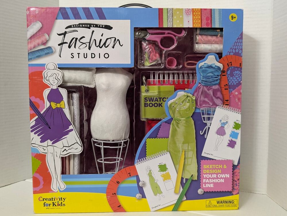 Creativity for Kids Designed by You Fashion Studio Sewing Kit Faber-Castell